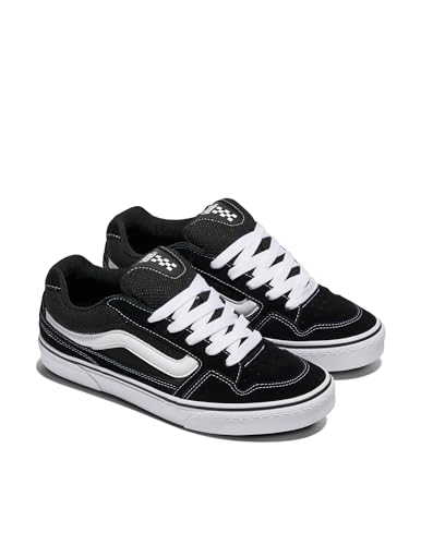 Vans Herren Caldrone Sneaker Caldrone Trainers, SUEDE/MESH BLACK/WHITE, 39 EU