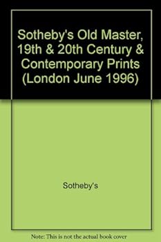 Paperback Sotheby's Old Master, 19th & 20th Century & Contemporary Prints (London June 1996) Book
