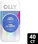 OLLY Capsules de Supplément soutiennent les aspects physiques du désir & de la sensation Suppléments Lovin' Libido pour femmes avec ashwagandha, damiana & maca 40 capsules