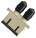 Fiber Optic Adapter SC to ST Multimode Duplex