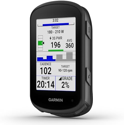 Garmin Edge 540 - EU Central + West, GPS-Fahrradcomputer mit Tast...