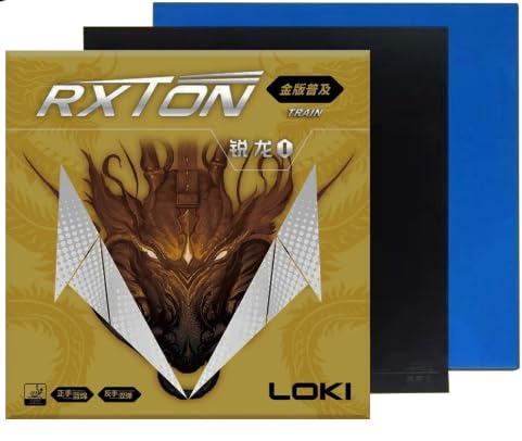 Amazon | LOKI RXTON トレイン 金版普及 裏ソフト卓球ラバー 正手黒