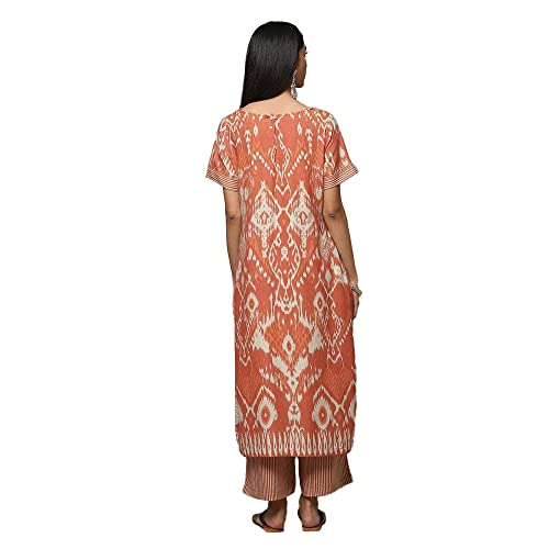 Image of BIBA Women LIVA Straight Printed 2 Piece Set