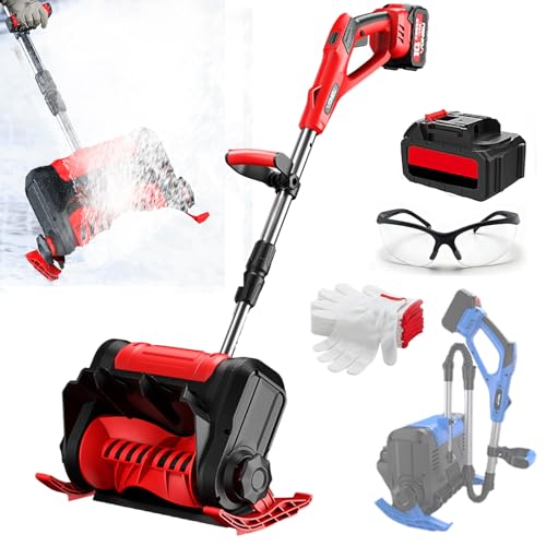 Pelle à neige sans fil orientable avec double batterie rechargeable - 2