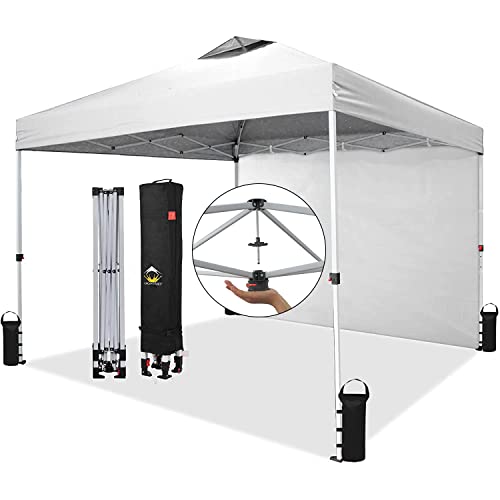 CROWN SHADES 10x10 Pop up Canopy Instant Commercial Canopy Including ...