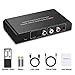 192KHz Digital to Analog Audio Converter DAC with Volume Adjustable Remote Control 192KHz/24bit Digital Coaxial Toslink to Analog L/R RCA 3.5mm Audio for PS4 Xbox HDTV Blu-ray DVD Headphone AppleTV.