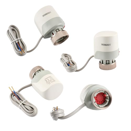 Wengart Thermo-Stellantriebsventil WG03, normal geschlossen 2 Draht AC230V für Fußbodenheizung Krümmer mit Reiseroute