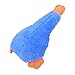 Pssopp Duck Dog Squeaky Toy, Interactive Teeth Cleaning Plush Dogs Chew Toy Dog Companion for Dogs Puppies Pets (Blue)