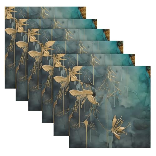 Servilletas de Tela Multicolor Set x6 20x20 pulg miniatura 2