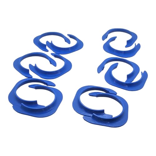 Lot de 12 Adaptateurs pour Pots La Laitière – Compatibles Yaourtière SEB Multidélices (Bleu)