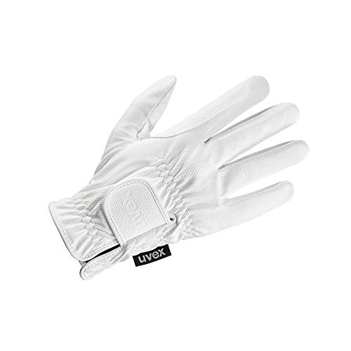 Uvex Sportstyle Horse Riding Gloves For Women & Men, White, 5.5 - Breathable, Washable & With Touchscreen Capability #TOP1