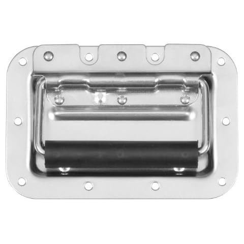 Reliable Hardware Company RH-0511-A Medium Spring Loaded Recessed Handle, 10 Hole, Zinc Cover