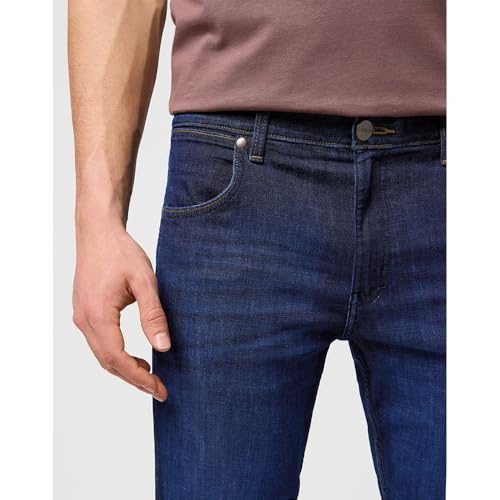 WRANGLER - Jeans Herren - Regular Straight Fit - Greensboro - Rustic Navy – Ansicht 6