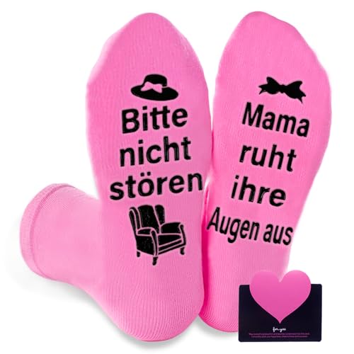 Lustige Socken Geschenke für Mama, Socken Frauen Muttertagsgeschenk für...