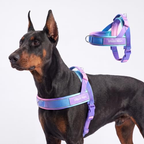 Image of Spark Paws No Pull Front Clip Dog Harness - Easy On, Padded and Lightweight