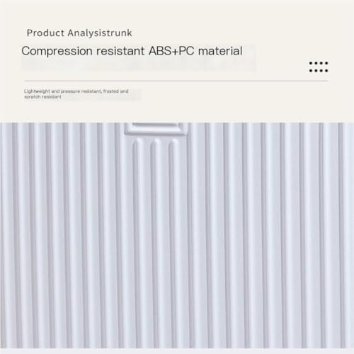 Suitcase Aluminum Frame Suitcase 20 Inches for Men and Women Trolley Suitcase for Men 24 Inches Suitcase Password Box Luggage(B,20in)4