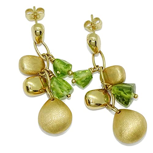 Boucles d'oreilles or jaune 18 carats pépites anti ternissement - 7