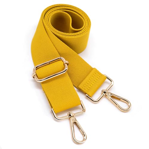 Image of S&loyoe Thickened Solid Color Purse Straps Replacement Crossbody Bag Strap Adjustable Wide Guitar Straps for Handbags 1.5inch
