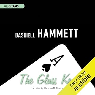 The Glass Key Audiolibro Por Dashiell Hammett arte de portada