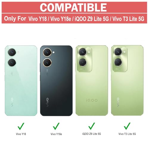 Image of Back Cover for Vivo Y18 | Full Camera Protection | Premium Liquid Silicon Case | Flexible Bumper Case for Vivo Y18 4G / Y18e 4G / Y28s 5G / Y28e 5G / Y03 4G /T3 Lite 5G /Z9 Lite 5G (Dark Blue)