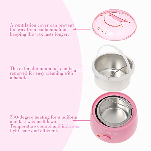 Anself Pro Aquecedor De Cera Aquecedor 500cc SPA Mão Depilador de Pés Parafina Aquecedor De Corpo De