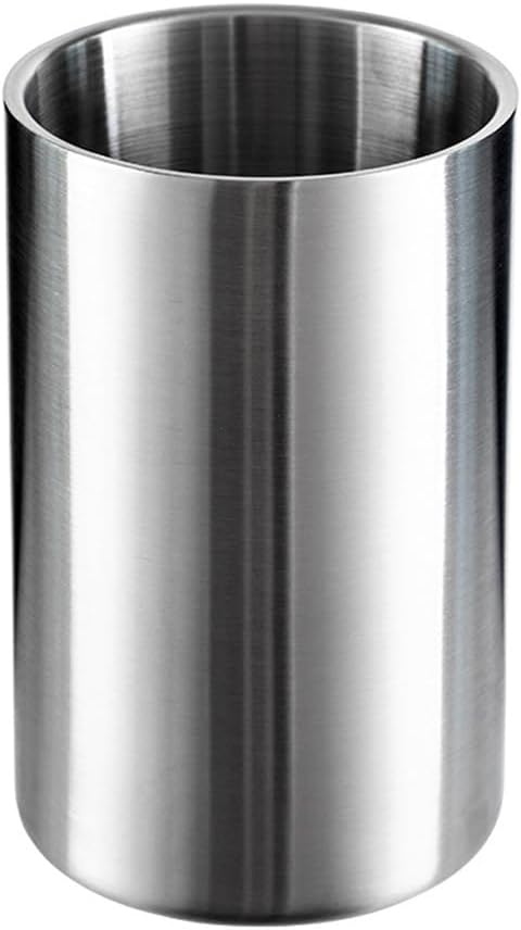 JSEIAJB Stainless Steel Ice Bucket Chilled Beer Bucket Ice Bucket Cold Champagne Bucket Refrigerated Ice Bucket