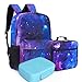 Galaxy Backpack for Little Kids, Boys by Fenrici, 16.1 Inch Durable Book Bags for Preschool, Kindergarten Students