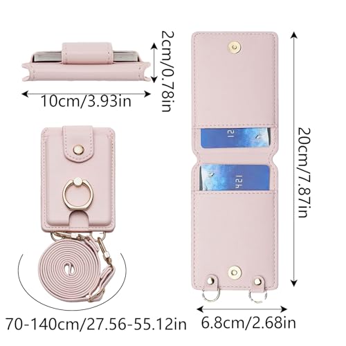 Cartera para teléfono móvil con tarjetero para llevar dinero e identificación 5
