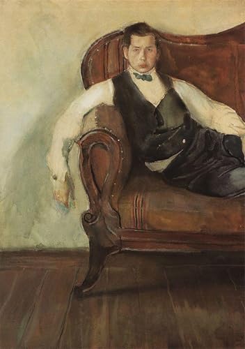 Pintura mural sobre lienzo de Konstantin Somov para dar vida a paredes vacías del hogar
