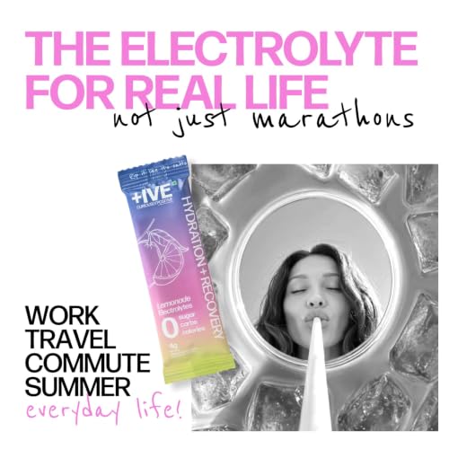 Image of Curiously +IVE(Positive) Electrolytes Powder No Sugar - 20 Sachets | Lemonade Flavour | Zero Sugar, Zero Carbs, Zero Calories | 8 Essential Electrolytes | Hydration + Recovery | Health Supplement Powder | Keto Friendly