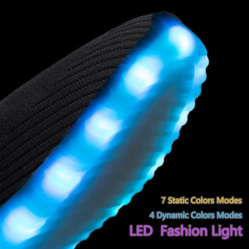 Glotrekz Light Up Shoes For Women Men Usb Charging Unisex Led Shoes Halloween Flashing Dancing Sneakers thumb #2