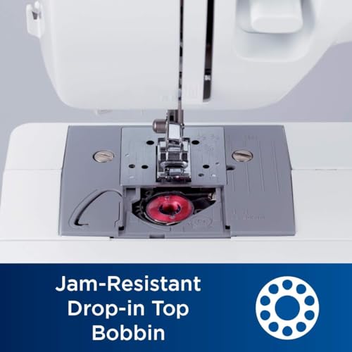 Image of Brother XM2701 27-Stitch Sewing Machine, 10-Pack Pre-Wound Bobbins and 5-Piece Sewing Machine Needles