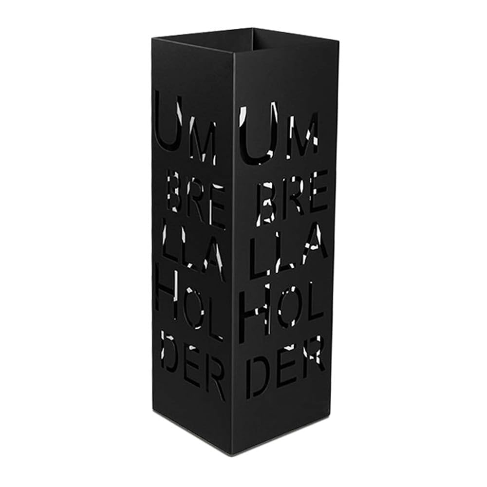 Gonmdopy White Umbrella Stand, Household Umbrella Stand, Drip Tray Umbrella Stand, Metal Material Umbrella Rack