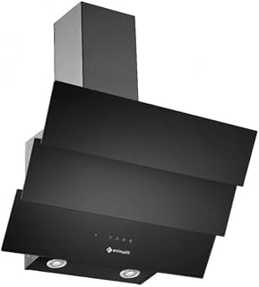 CH 1455 RC B60 60 CM Siyah Cam Duvar Tipi Davlumba