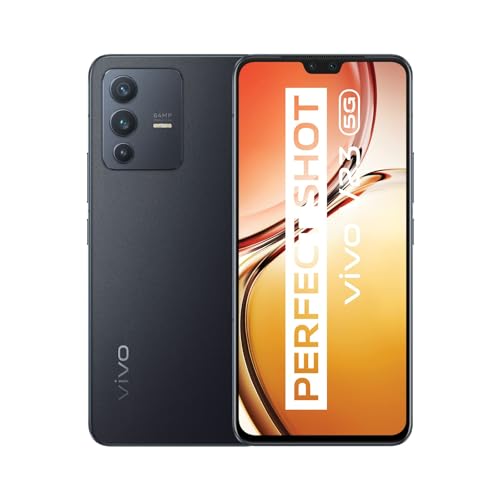 VIVO V23 5G Smartphone, con Doble Cámara Frontal de 50 MP, 12 GB de RAM + 256 GB de ROM, Vidrio Que Cambia de Color, Flash de Dos Tonos, Triple Cámara de 64 MP, Nergo