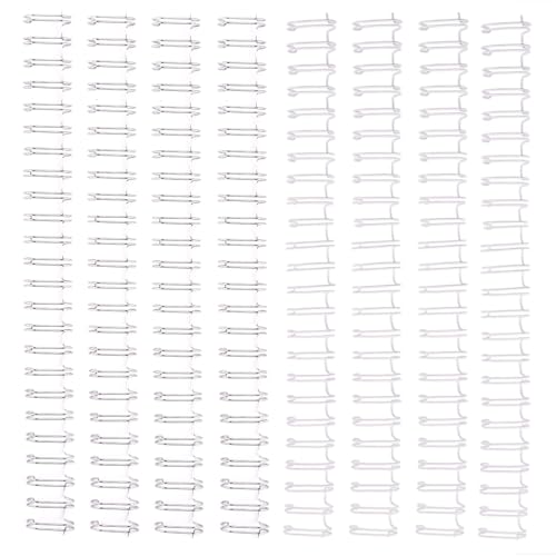 Vaessen Creative Espirales para Encuadernación Metálicas 2:1 Blanco & Plateado - 8 Uds de 16 mm para la Encuadernadora Bind Easy - Gusanillos para Cuadernos, Agendas, Diarios y Álbumes 🔥