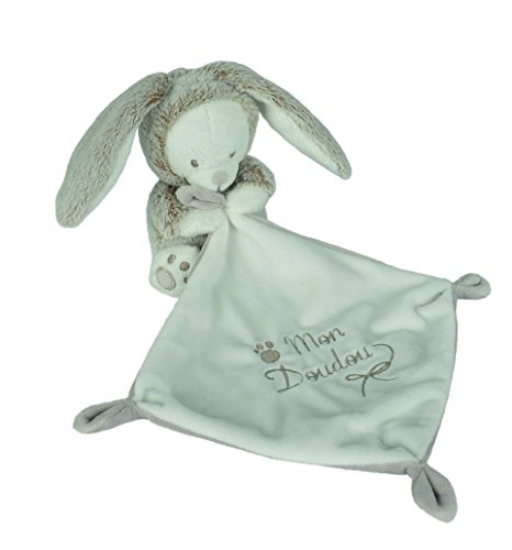 NICOTOY - Baby Lapin Doudou, Laline, 20cm, peluche, à partir de 0 mois