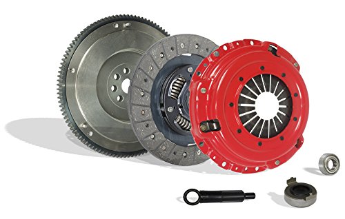 Clutch With Flywheel Kit Works With Acura Integra Civic Si Del Sol Cr-V Gs Ls Ex Lx Type R Gs-R VTEC Special 1994-2001 1.6L L4 1.8L l4 GAS DOHC Naturally Aspirated (Flywheel Spec: .112+; Stage 1)