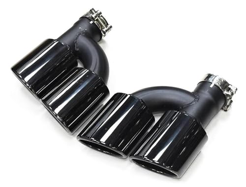 Tuyau d'échappement Audi jauni ou corrodé ? Changez pour ce silencieux double sortie inox noir