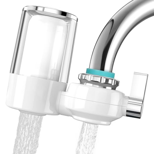 Water Filter Tap, 3-Mode Tap Filter Purifier with 5-Layer Composite Cartridge, Faucet Water Purifier，Removes Sand, Chlorine, Heavy Metals, Lead, and More Tap for Kitchen/Shower