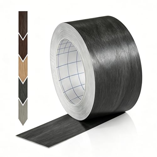 Image of GSCIT Club Dark Walnut Wallpaper, 2.4 inch X 15ft Self Adhesive Wood Grain Repair Tape Dark Walnut Repair Patch for Tables, Chairs, Baseboards, Doors, Windows, Floors, Handicraft DIY.