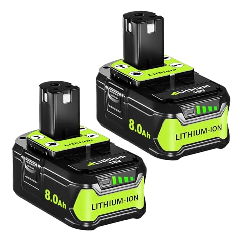 ANTOOLOCKER Replacement for Ryobi 18V Battery: 8.0Ah Replace Compatible with Ryobi Lithium Battery...
