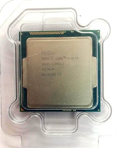 Image of Core i3-4170 (i3 4th Generation Processor) 3.70 Ghz for LGA 1150 Socket Desktop Processor for Desktop Pc (Silver) (Supports H81 Motherboard) AD