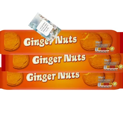 Biscuits Bundle With Ginger Nuts Biscuit Treats 300g (3 Pack) By Oerich Gift