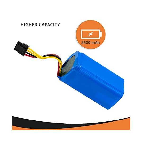 Batería Li-Ion Bakuum para Cecotec Conga 1290 1390 1490 1590 Repuesto Robot  Aspirador 14.4 V 2.6 Ah 37.44 WH – Aumenta… – MovilesOferta