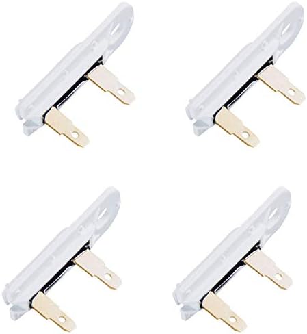 PartsBroz 3392519 Thermal Fuse (4-Pack) - Compatible with Whirlpool Dryers - Replaces WP3392519, AP6008325, 3388651, 694511, 80005, ET401, PS11741460, WP3392519VP