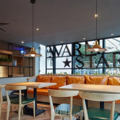 Éclairage suspendu décoratif au design rétro V-shape pour entrée