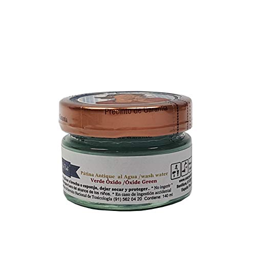 Mary Paint | Patinas Antique acabados muebles 140ml al agua (Verde Oxido)