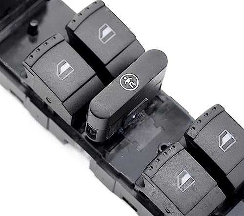 Interruptor de control del regulador de ventana 1J4959857B de 9 pines para Passat y Golf MK4 6
