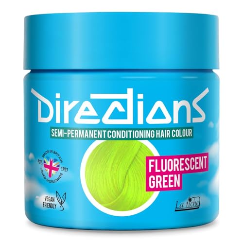 La Riche Directions Semi-Permanent Hair Color 100ml Tub - Fluorescent Green - 1 Pack